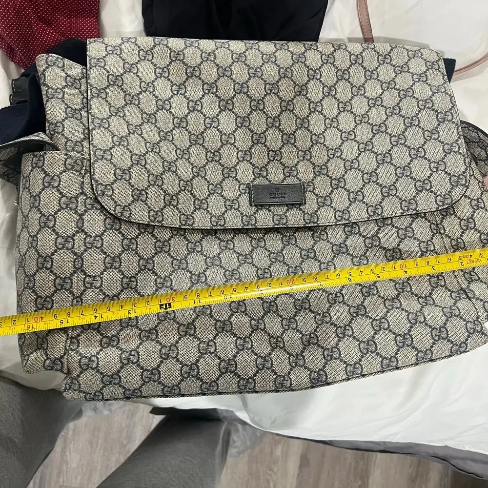 Gucci GG Monogram Navy Diaper Bag - Picture 4 of 12